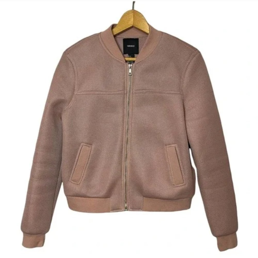 Forever 21 pink bomber jacket